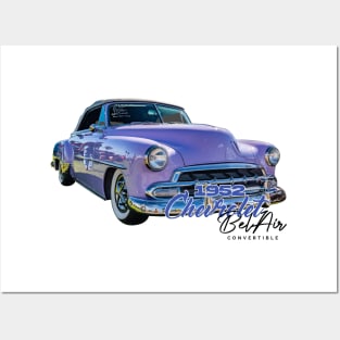 1952 Chevrolet BelAir Convertible Posters and Art